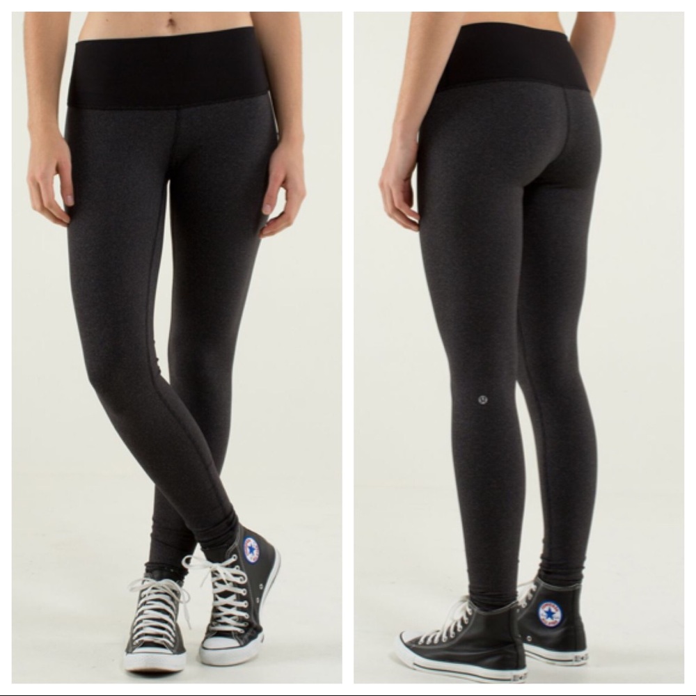 ⭐️ Lululemon Wunder Under Pant Wee Stripe Black Legging